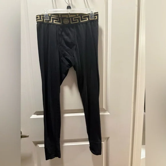 Versace Black and Gold unisex Long Underwear - Picture 1 of 4